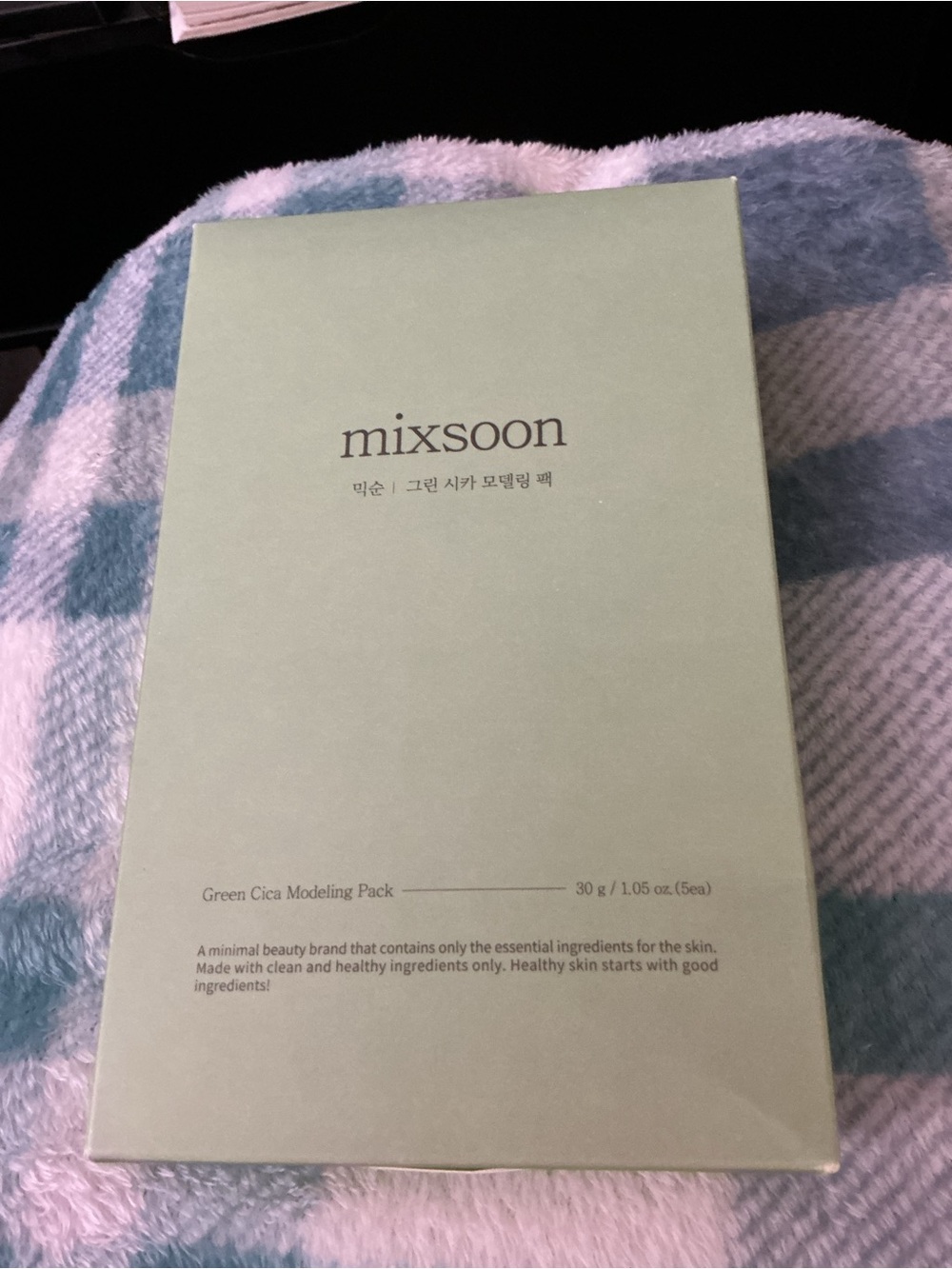 mixsoon Green Cica Modeling Mask - Soothing Green Face Mask